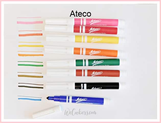 Food Coloring Pens 10 Colors Edible Ink Pens Food Coloring Pens Decorating  Food Markers With Fine