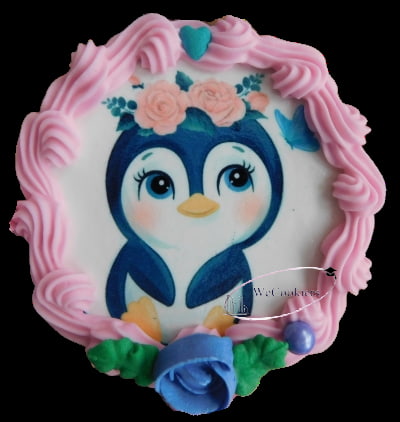 Cake with theme Penguins | Confiserie Bachmann Lucerne